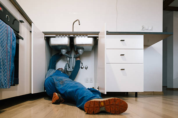 Professional Leak Detection technician working in Dexter, NY